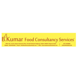 B Kumar Food Consultancy Services Rajkot Gujarat India